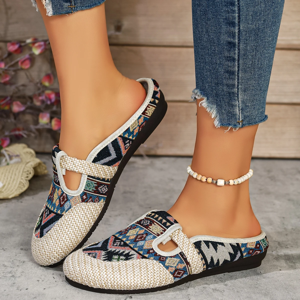Damen-Hausschuhe im Ethno-Stil – Ethnic Fashion Walk Bewertung und Preis