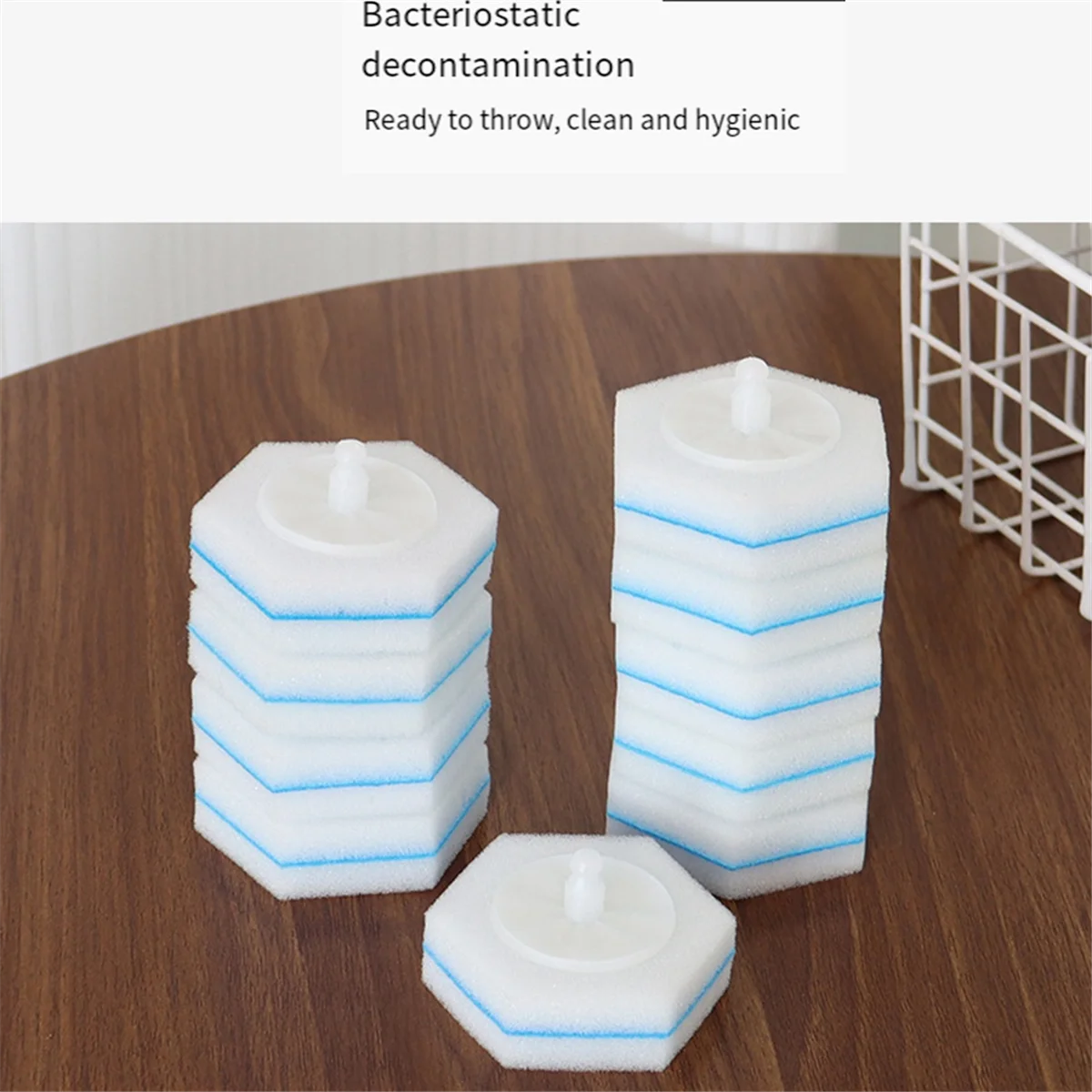 Atacado 80 peças escova de vaso sanitário descartável de fibra de camada dupla recargas de escova de vaso sanitário recargas de varinha de limpeza para clorox