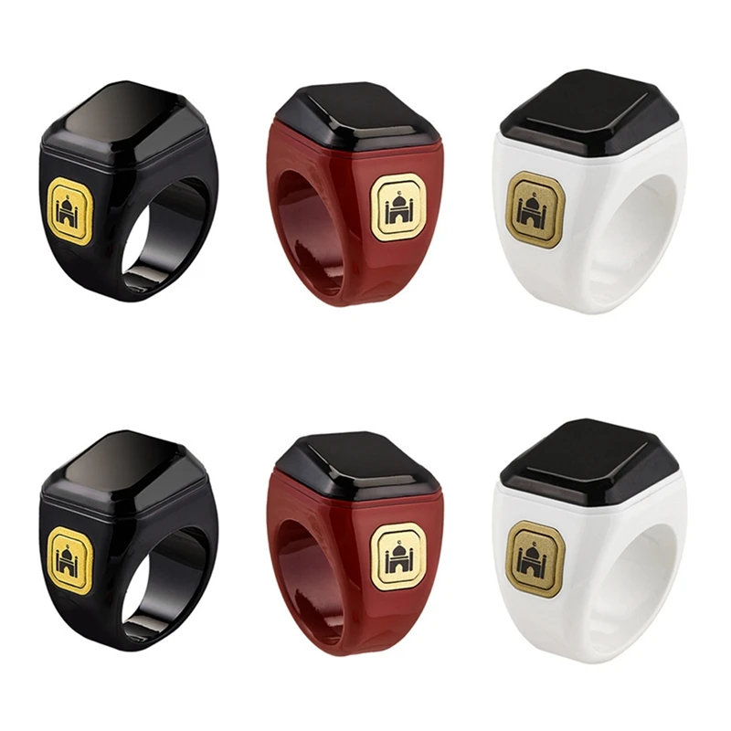 NEW-Smart Ring Bluetooth Electronic Finger Counter Worship Time Reminder Count Prayer Finger Ring Counter