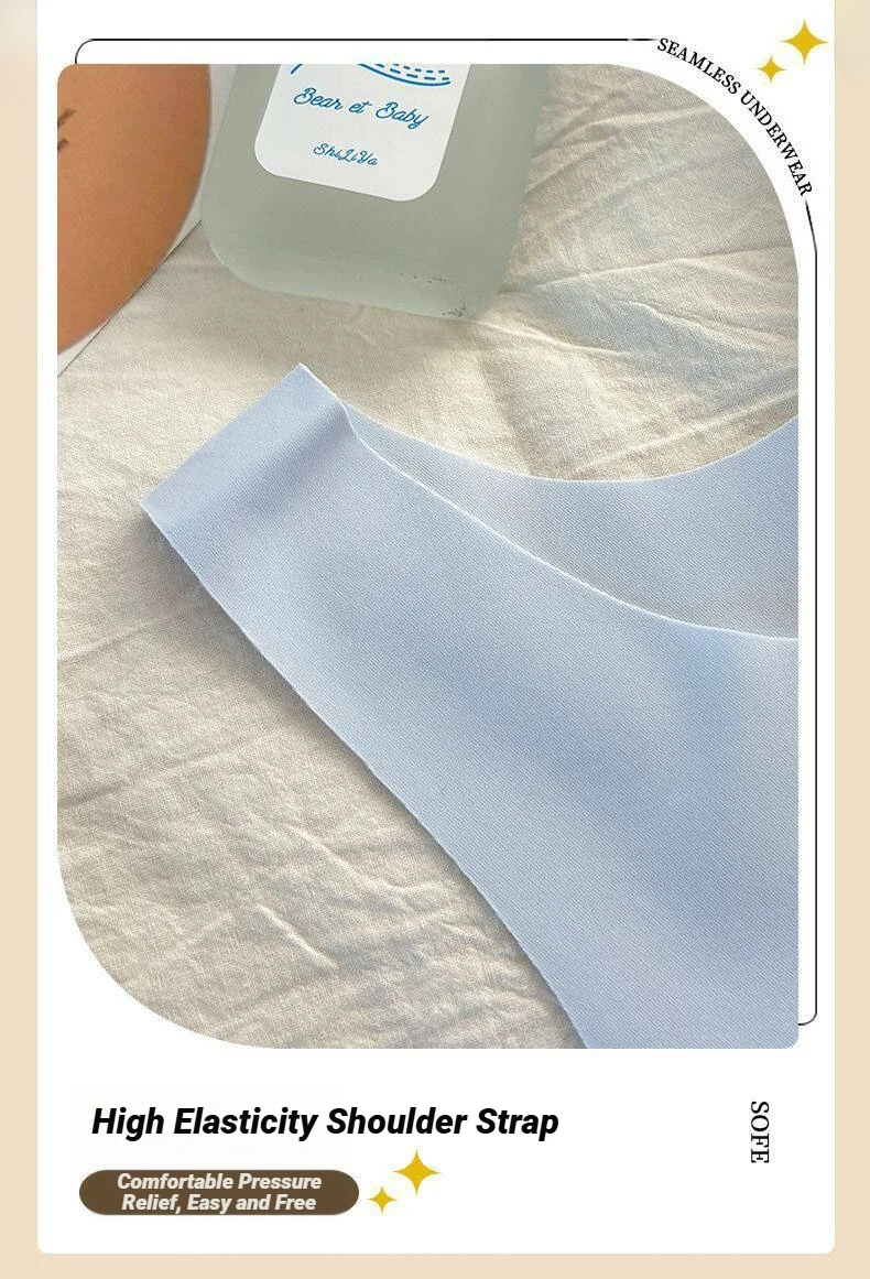 3-teiliges, bequemes, atmungsaktives, einfaches Trainings-BH-Unterhemd für Teenager, weiche, elastische, hautfreundliche Dessous für Mädchen, ohne Stahlring – Detail 10