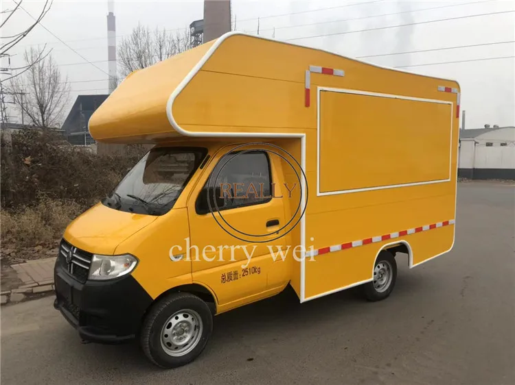 EXW Pri 510*170*264 Cm Vendita calda Carrello mobile per alimenti a combustibile/camion per alimenti a benzina/carretto per alimenti a gas Gelato