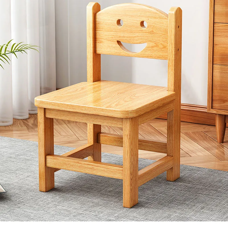 

Solid Wooden 아기의자 Household Children's Backrest Small Chair детский стул Living Room детская мебель muebles para niños Wooden St