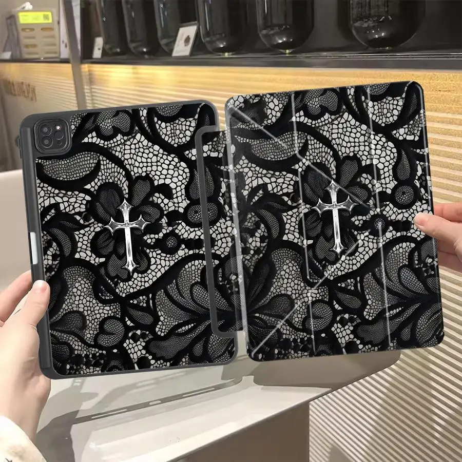 

Holder Cover Tablet Case For iPad Pro 2025 Mini 6 7 Pro 11th 10th 9th 8th 7th 12.9inch Air 4 5 M3 M2 1 2 M4 11inch Creative