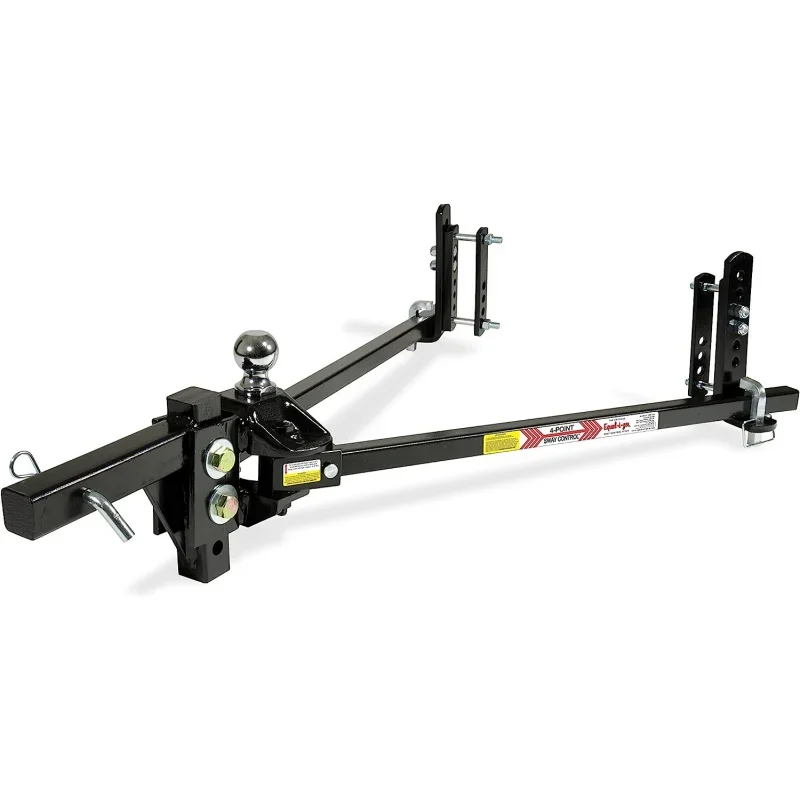 4-point Sway Control Hitch, 90-00-1000, 10,000 Lbs Trailer Weight Rating, 1,000 Tongue , Distribution Ki