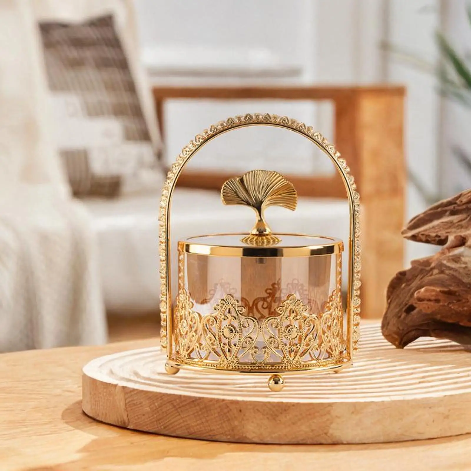 Tarro de dulces, joyero, recipiente para comida, contenedor de aperitivos para dulces, té, hogar