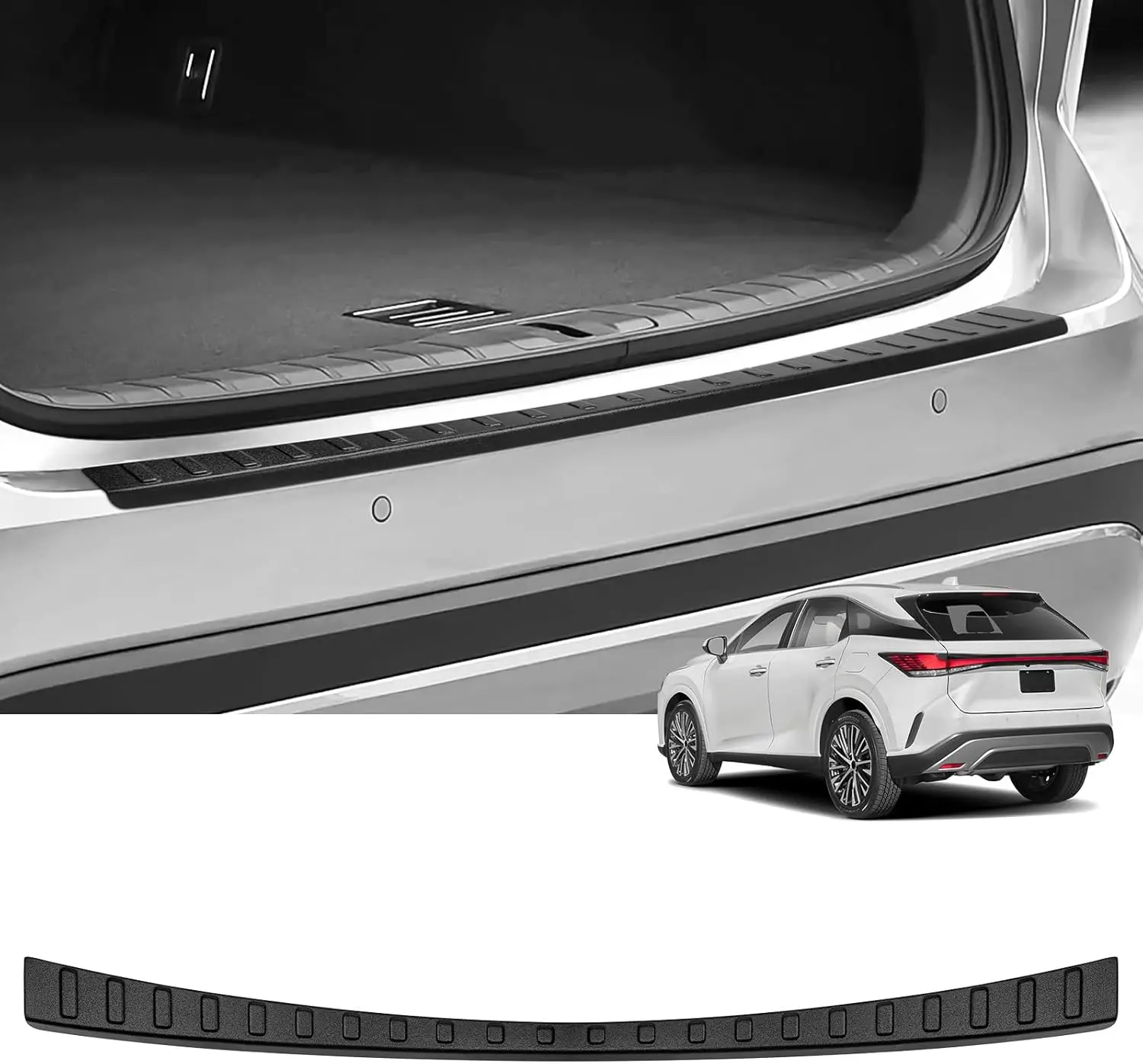 

Rear Bumper Protector for Lexus 2023-2026 RX RX350 RX350h RX500h F Sport Car Accessories ABS Plastic Material Matte Black Resist