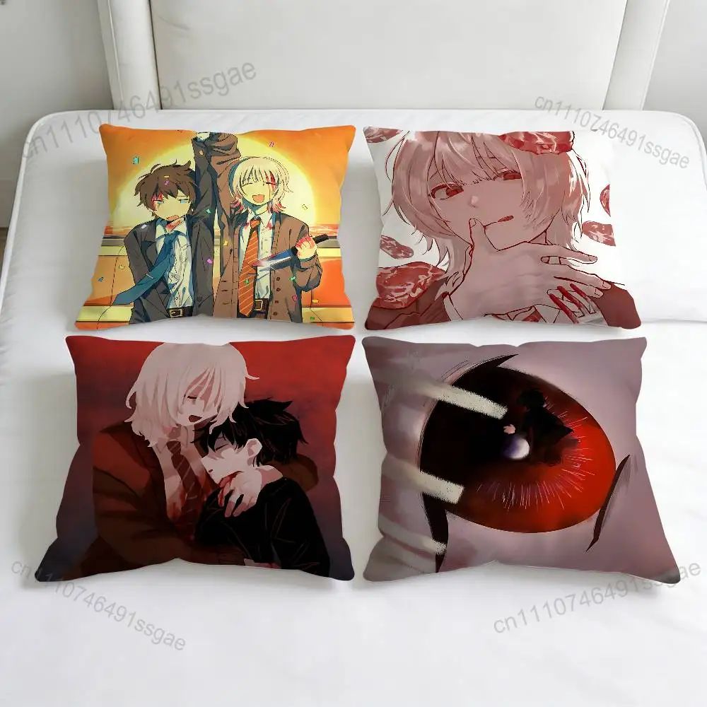 

Game S-Saihate S-Station Decorative Square Pillow Cover Modern Cushion Case for Living Room Bedroom