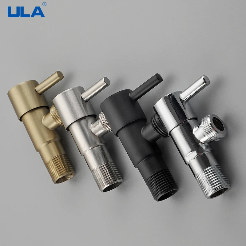 ULA Single Cold Water Valve for Bidet Faucet Durable Replacement Anti Corrosion Stainless Steel Angle Valve Water Easy Flow