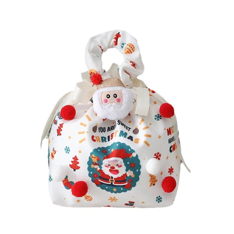 10PCS Christmas Eve Gift Bag 2025 New Candy Bundle Bag