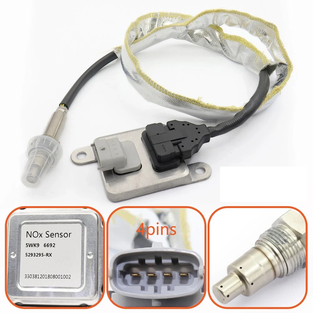 

1x Nitrogen Oxide Nox Sensor 5293295 5293295RX For Cummins ISB6.7 5WK96692A 2872297 free shipping