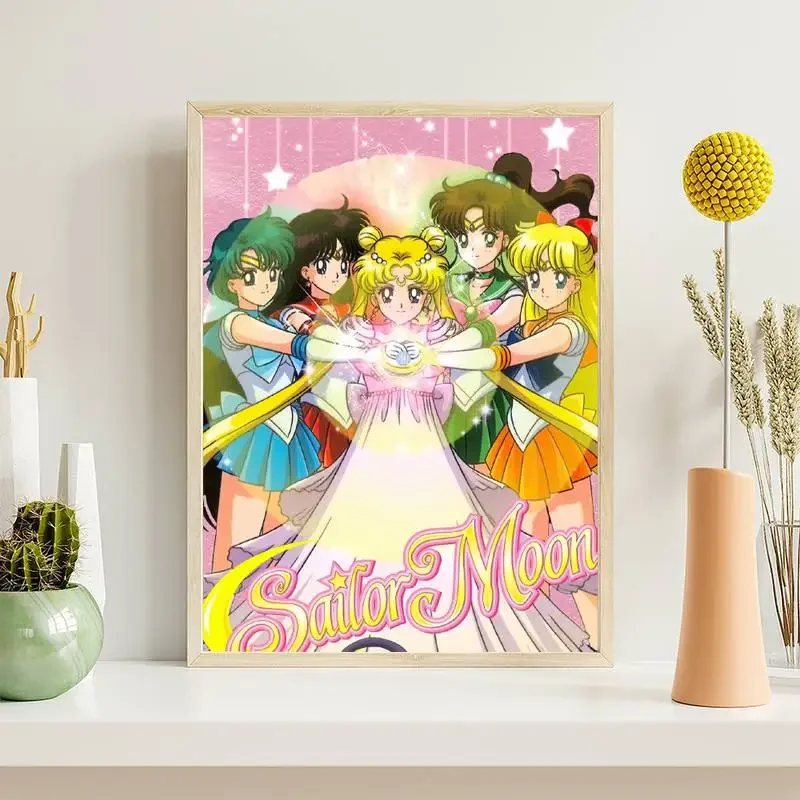 ANIME S-SAILOR-MOON  POSTER Prints Wall Pictures Living Room Home Decoration Small