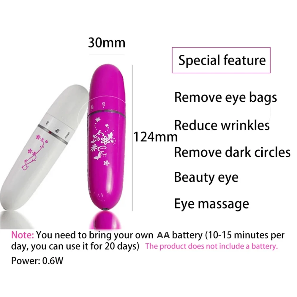 Facial Lifting Vibration Massager Relaxation Tightening Wrinkle Removal Slimming Face Massage Stick Facial Smoothing Beauty Care