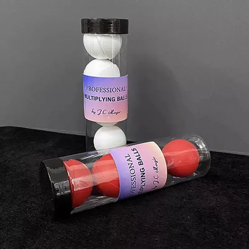 كرات الضرب الاحترافية من J.C Magic (44 مم) خدع سحرية من واحد إلى أربعة كرات أوهام مسرح الساحر الحيل Mentalism