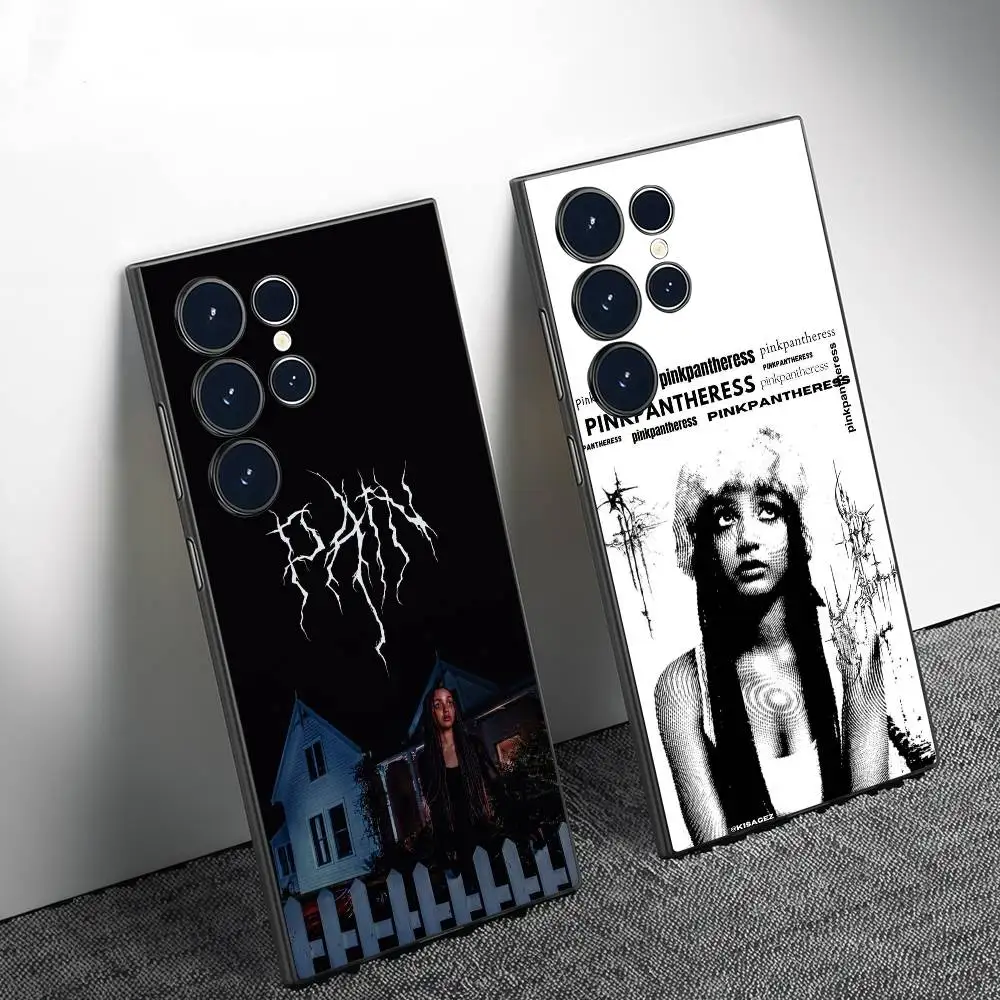 

P-PinkPantheress Phone Case Phone Case For Samsung Galaxy S25 S24 S22 S23 Ultra S21 S20 Plus Frosted Full Soft Case