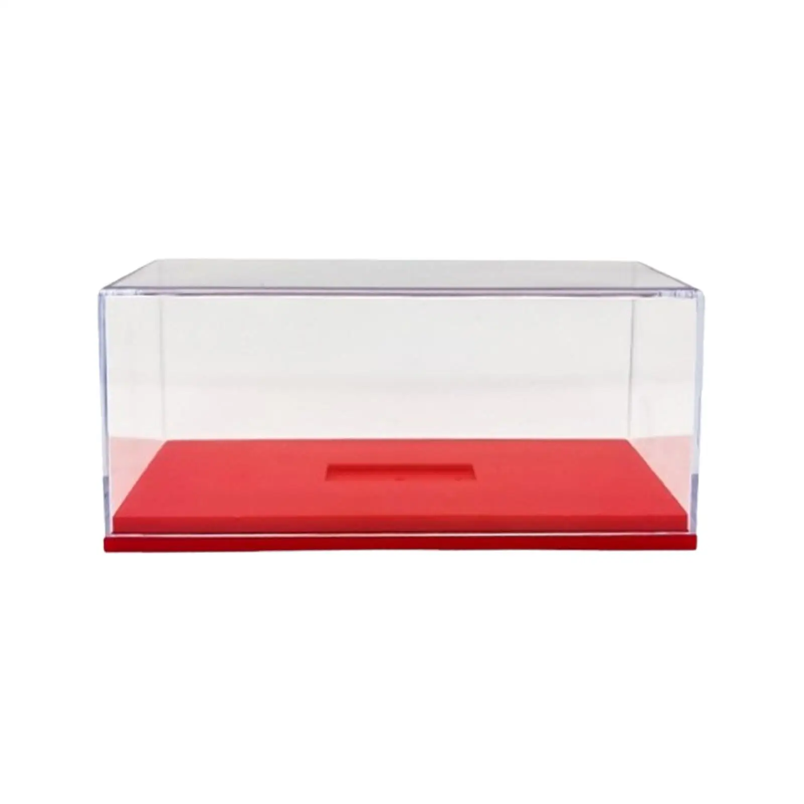 Acrylic Display Case Stackable Dustproof Countertop Collection Acrylic Case for 1/64 Scale Statue Souvenirs Cosmetics Model Cars