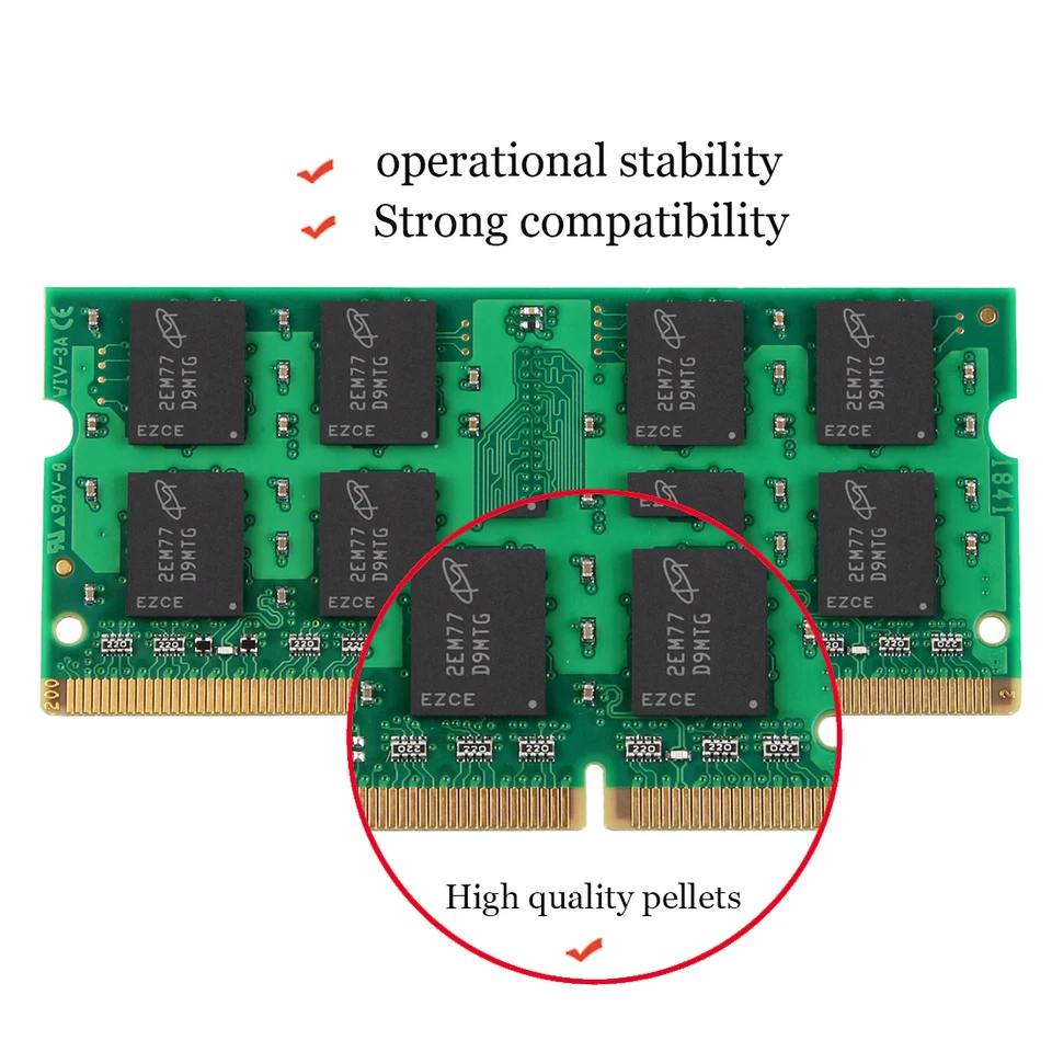 未チェック・ジャンク　DDR2 PC2-5300P 2GB × 12枚 Samsung 2GB DDR2 PC2-5300 200-Pin Laptop SODIMM at Amazon.com