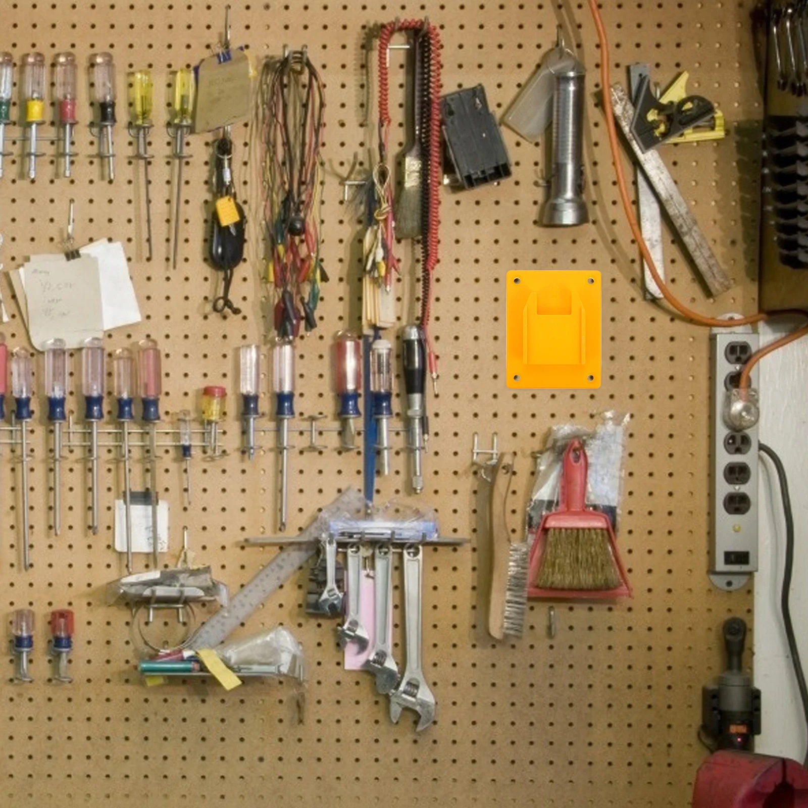 

5Pcs Tool Holder Hanger Premium Plastic Power Tools Fastening Wall Desk Belt Versatile Orientation Easy Mounting