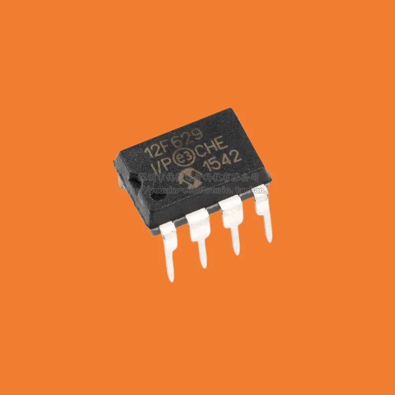 10pcs/Plug in new original PIC12F629-I/P 8-bit flash microcontroller DIP-8