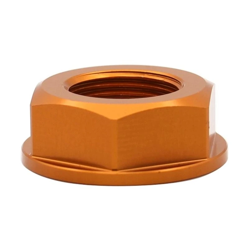 124B M20 Aluminum Rear Axles Nut Road Racings Bike Nut Bike Wheel Fastener Motorbike Upgrade Simple Use for Motorcycles
