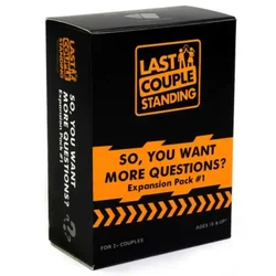 Last Couple Standing Expansion Pack 1 So You Want More Questions Pack Card Game Couple Party Game A Night of Fun and Energetic