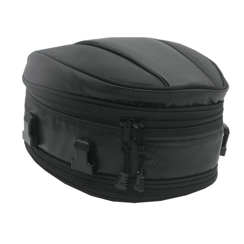 

Motorcycle back seat bag hump bag racing bag, riding hard shell motorcycle travel bag tail bag