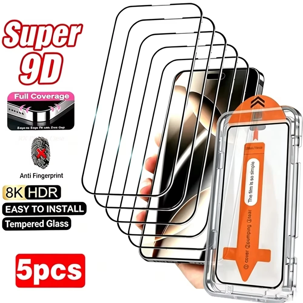 1-5 Stück für Samsung Galaxy S26 Ultra S25 S24 S23 S22 A57 A37 A56 A55 A36 A26 A17 A16/15 S26+ Entsperrter, einfach zu installierender Displayschutz