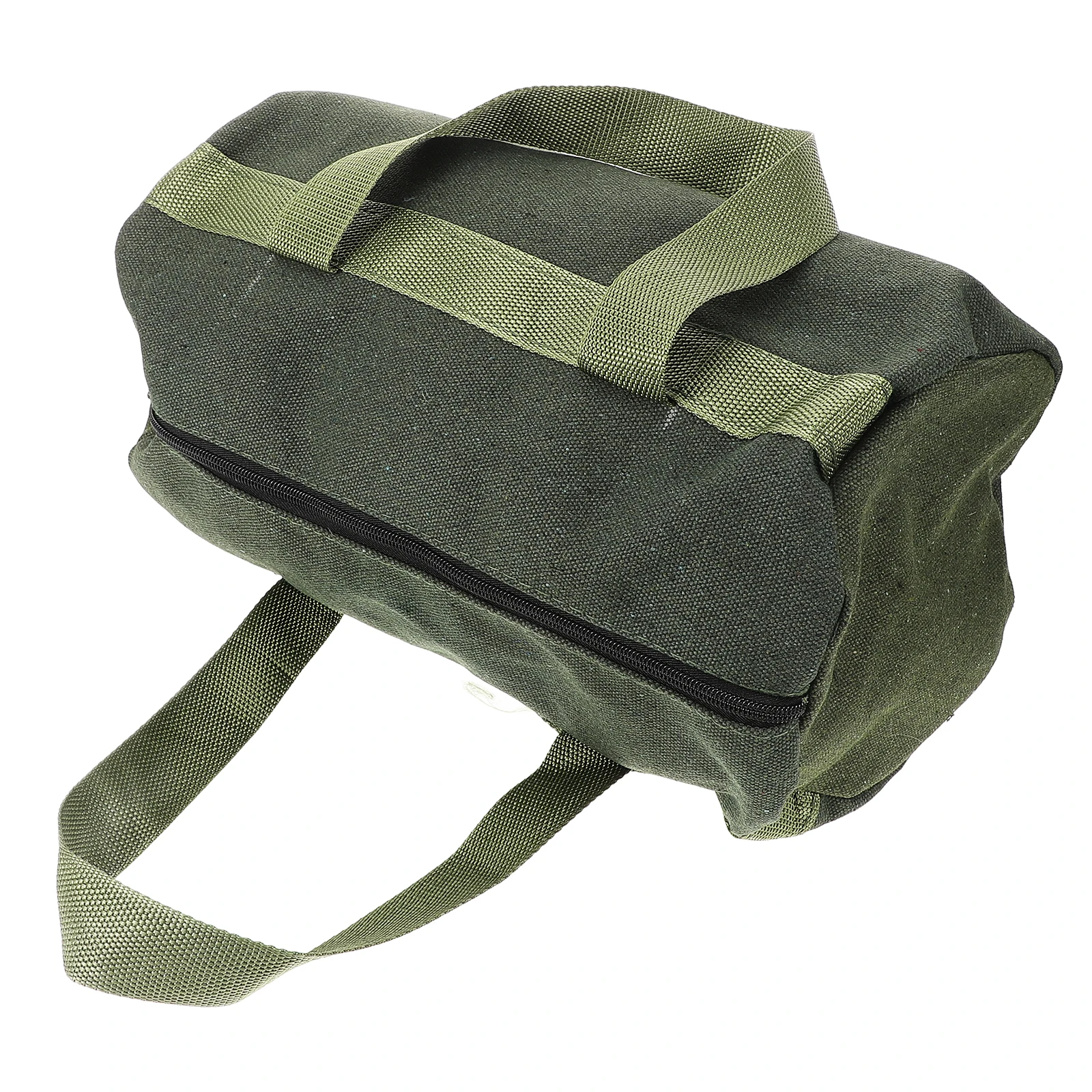 

Storage Tool Bag Pouch Bags for Electricians Wide Mouth Large Olive Green Canvas