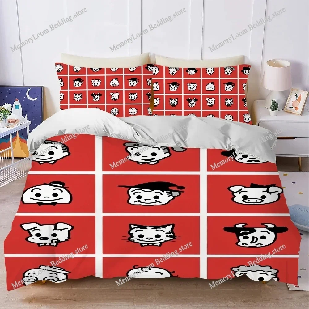 Cute O-Osamu Goods-Taiwan Duvet Cover Set Home Style Bedding Soft Laundry Cotton Bed Four Seasons Student Dormitory Luxury Gift9