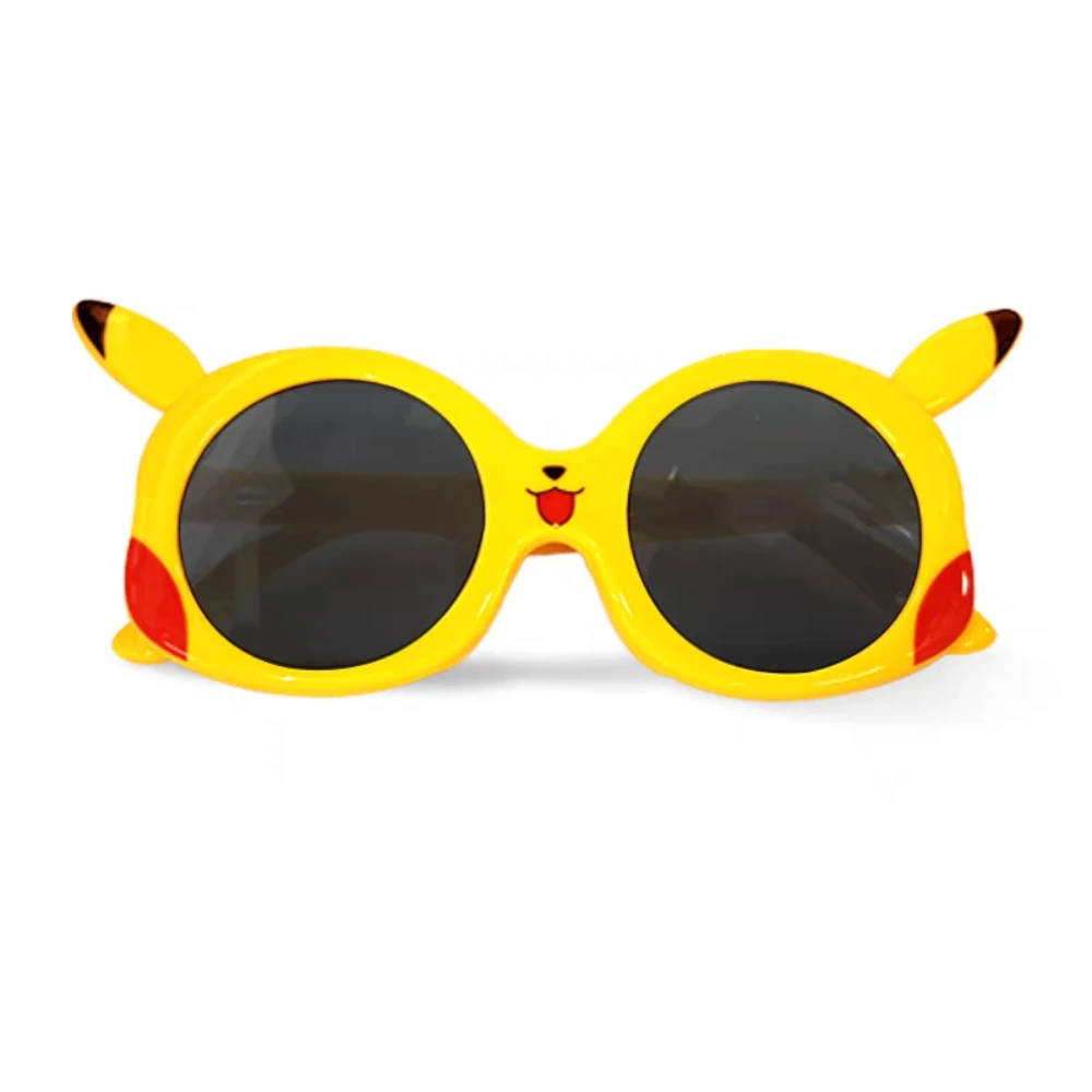 AliExpress Bandai Pokemon Pikachu Sunglasses Anime Cartoon Anti Glare Goggles Student Travel Photo Prop Outdoor Cycling Sun Protection Glasses