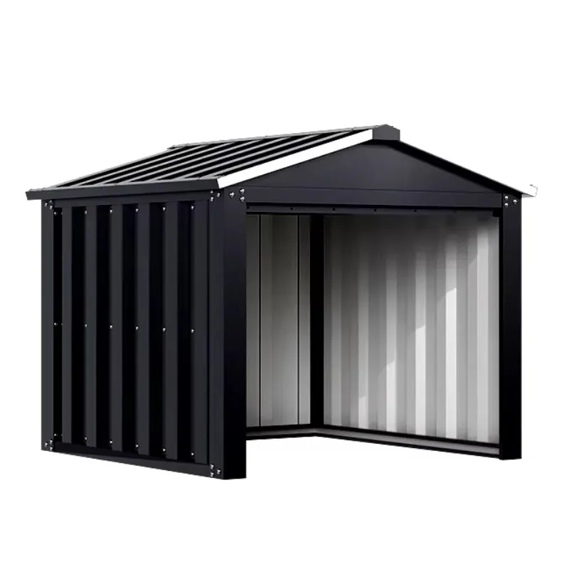 

Mini Size Shed Storage Outdoor Metal Storage Shed with Sloped Roof