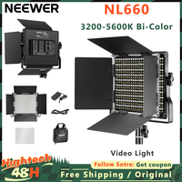 NEEWER NL660 2.4G Bi-Color LED Panel Light Kit Color Temperature: 3200-5600K CRI: 96+ Input Voltage: 110-130V