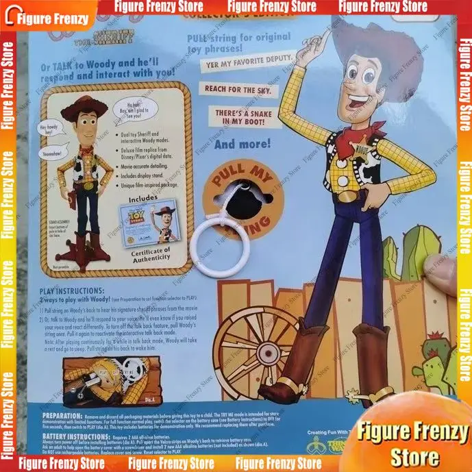 

Spot SaleDisney High-Quality Pixar Toy Story 3 Woody Anime Mol Toys for Boys Gifts Original Box Character Mol Toy Gift Collectio