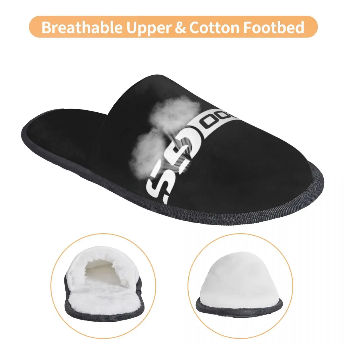 Custom Motor R1200 GS Memory Foam Slippers Women Cozy Warm Endurance Race House Slippers