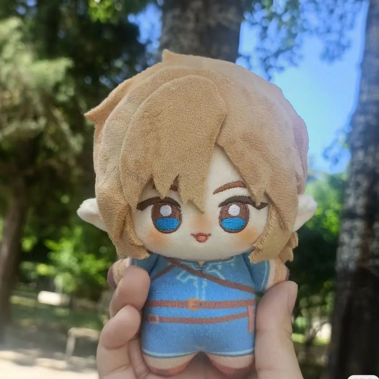 10 cm Anime Plush keychain Zelda Link Soft Stuffed Doll Toys Peripherals Collection Kids Christmas Gift