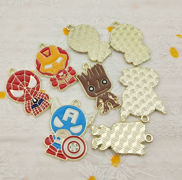 10pcs Enamel Charms for Jewelry Making