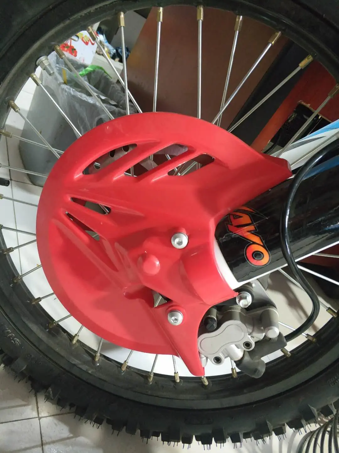 Bremsscheibe Schutz Hinten Bremsscheibe Abdeckung Schmutz Street Bike Kunststoff Schutz Hinten Bremssättel Abdeckung Für CRF T4 T6 CRF 250 450
