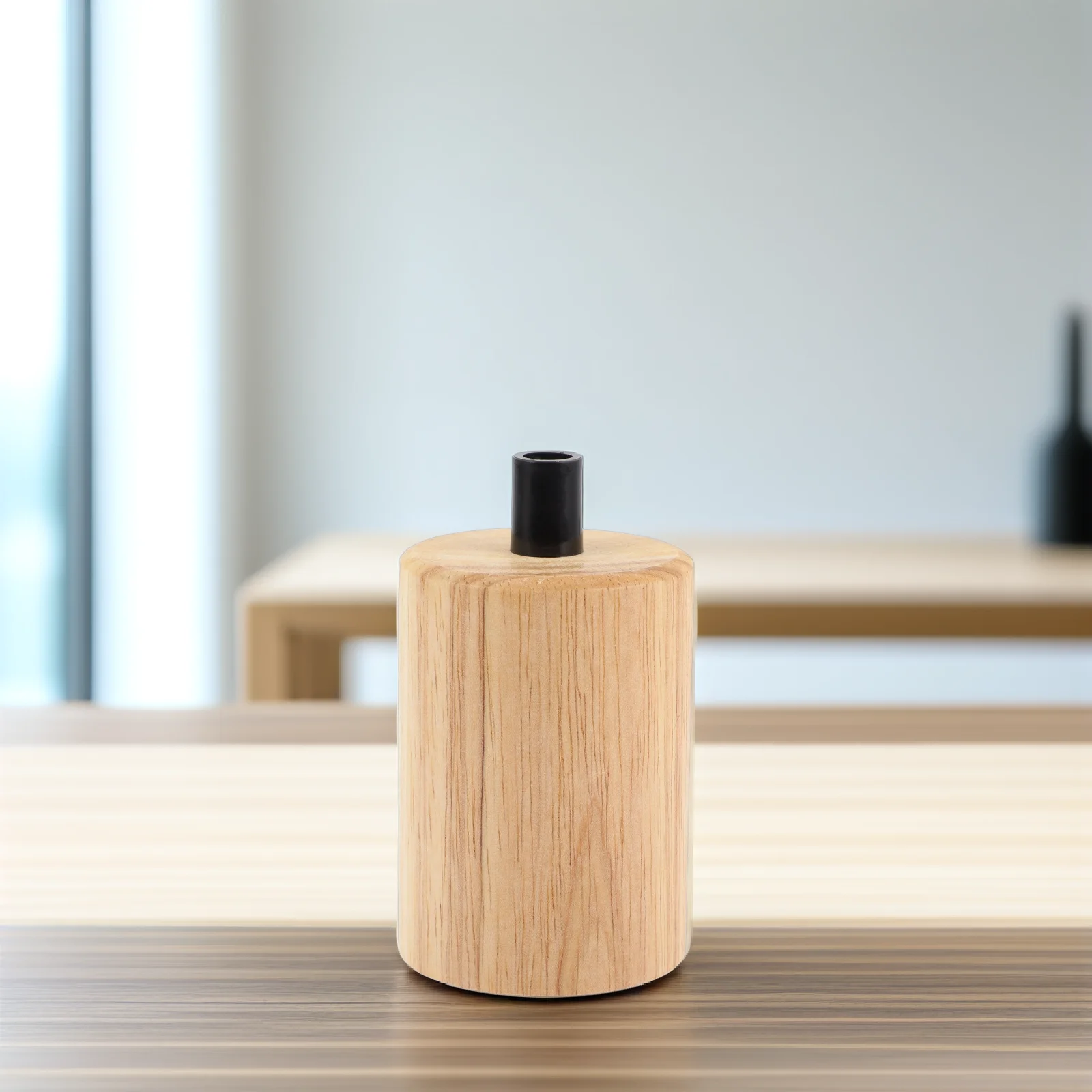 Portalámparas de madera con enchufes E27, Base de lámpara, adaptador de bombilla de techo, soportes de luz colgantes aptos para varias bombillas, seguros y modernos