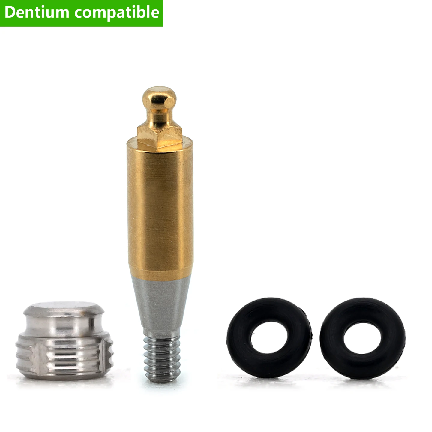 For Dentium Ball Abutment Set OEM Factory Direct with Housing Silicone Cap Dental Attachment Titanium Factory Direct Sales