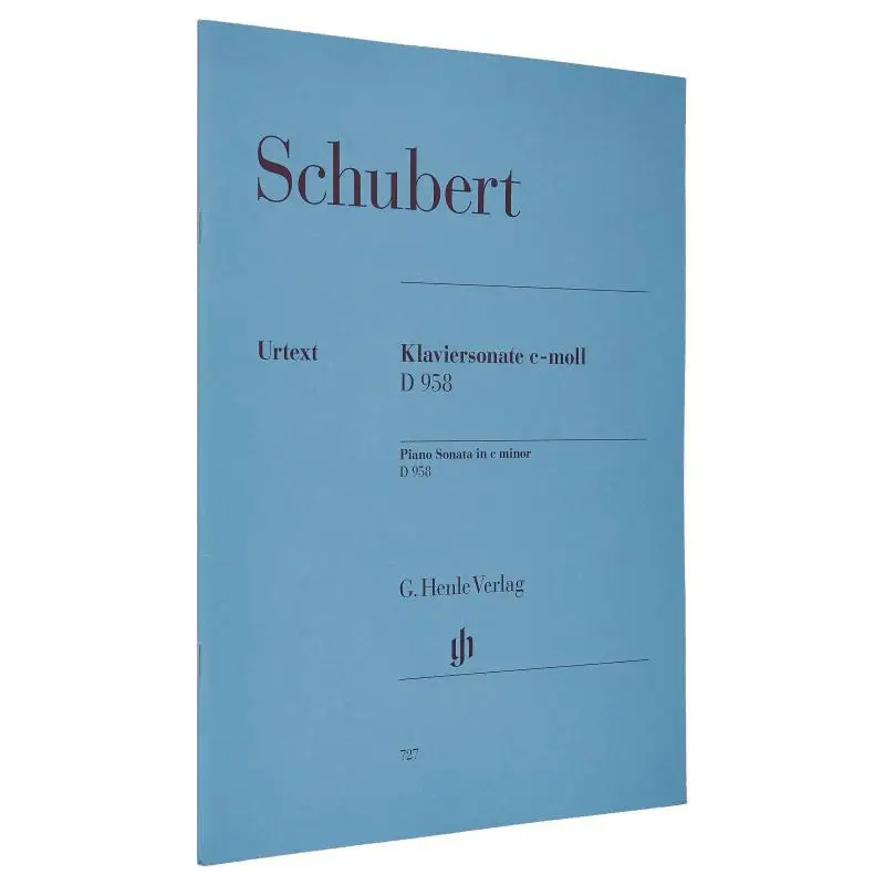 

HN727 Piano Schubert Sonata C Minor D 958 Mies Paul G Henle Verlag 9790201807270 Книга