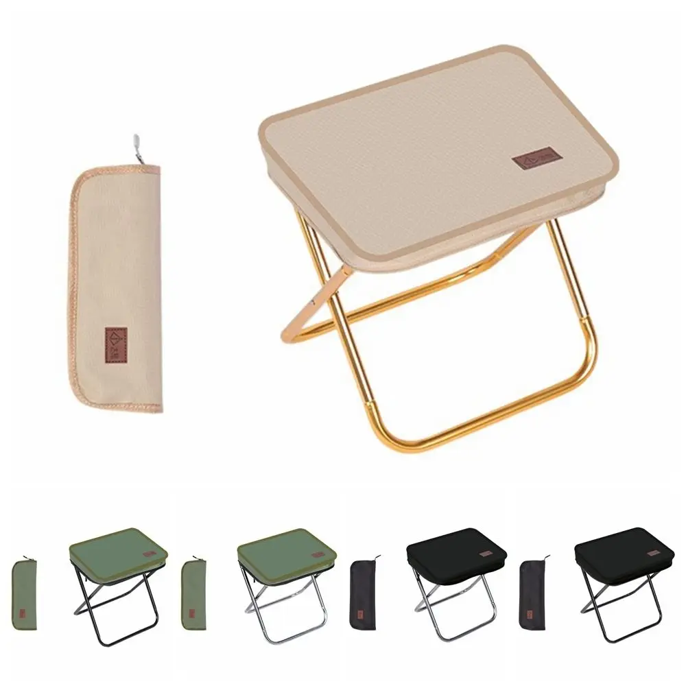 

Ultra Light Mini Handbag Stool Portable Multifunctional Outdoor Folding Stool Foldable Green Small Picnic Chairs Hiking
