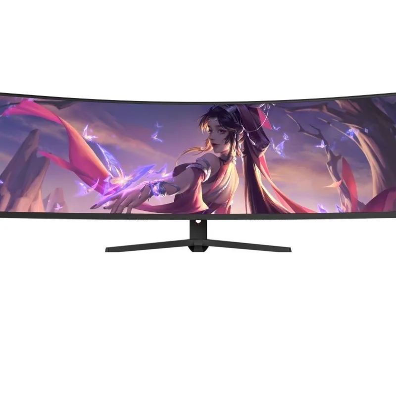49-Inch curved hairtail screen  computer monitor HVA split-screen quick response screen 32:9 stock trading