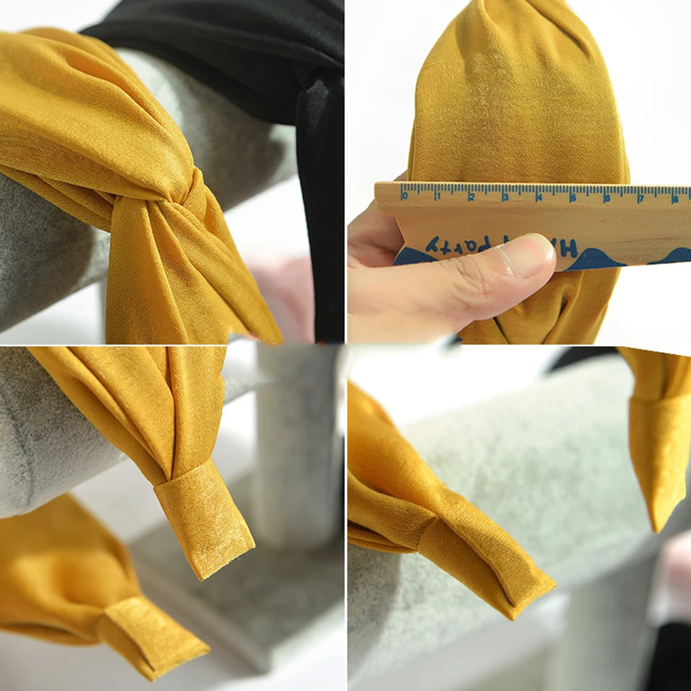 

2 Pcs Headband Headbands Wide Hair Hoop Women Pure Hairband Korean Version Women's