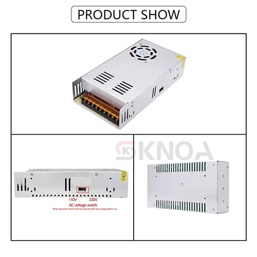 Imagen 2 del producto Fuente de alimentación conmutada DC 12V 24V 36V 48V 360W 400W 500W 10A 15A 20A 30A 40A Adaptador de corriente de transformador LED de CA a CC