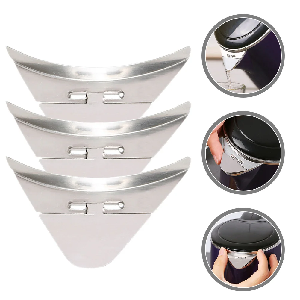 

3Pcs Electric Kettle Spout Covers Premium Silicone Leakproof Caps Small Compact Size Easy Clean Kettle Mouth Protection