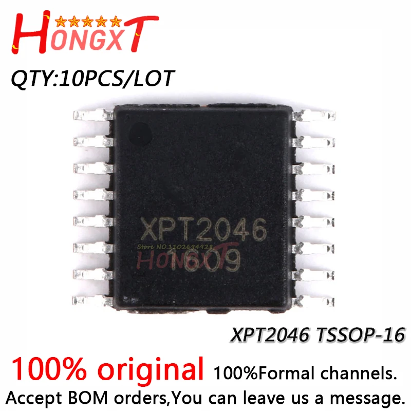 10PCS 100% NEW H2046 COMPATIBLE XPT2046 TSSOP16.Chipset