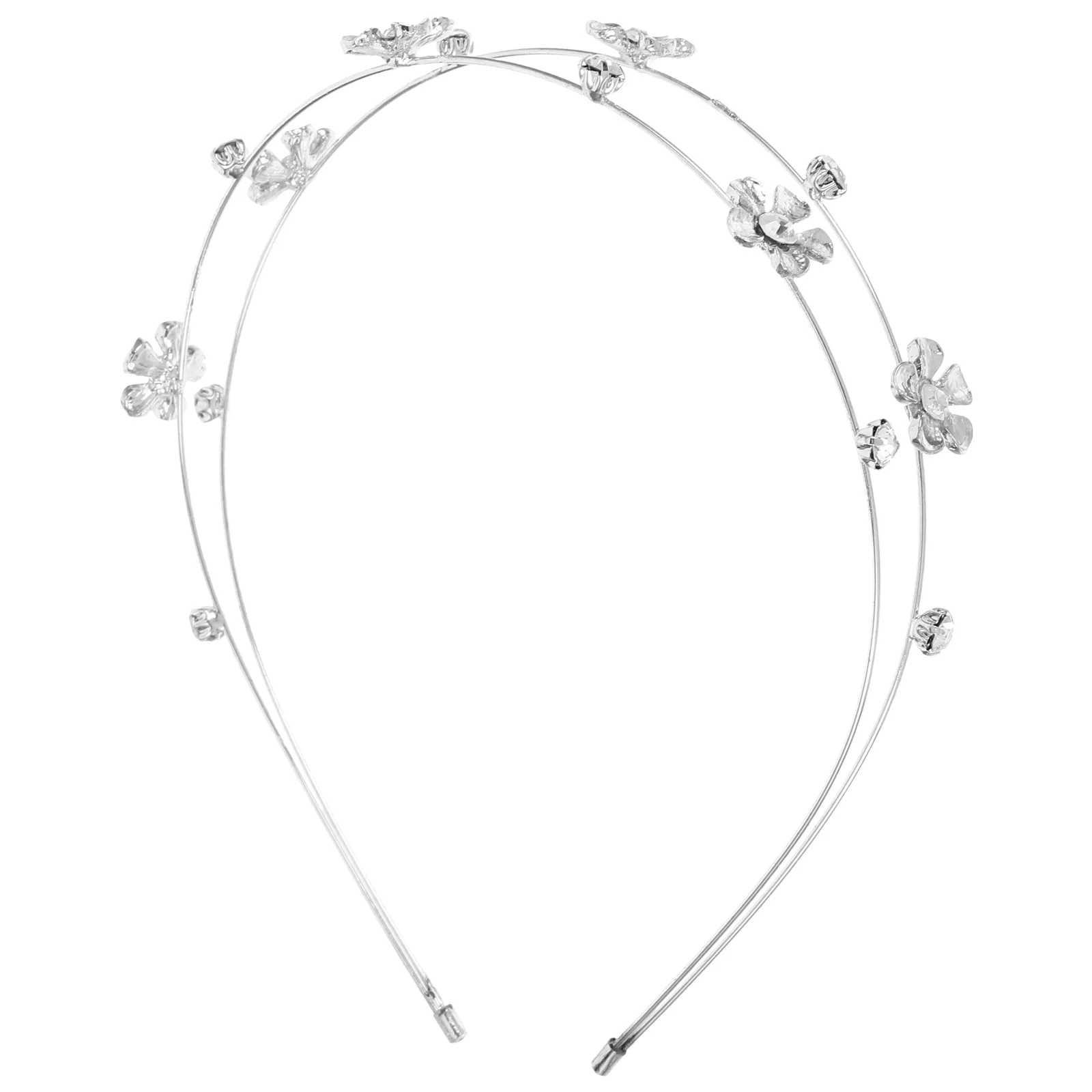 

Rhinestones Diamond Headband Miss Bridal Hair Accessories for Women Gems Headbands