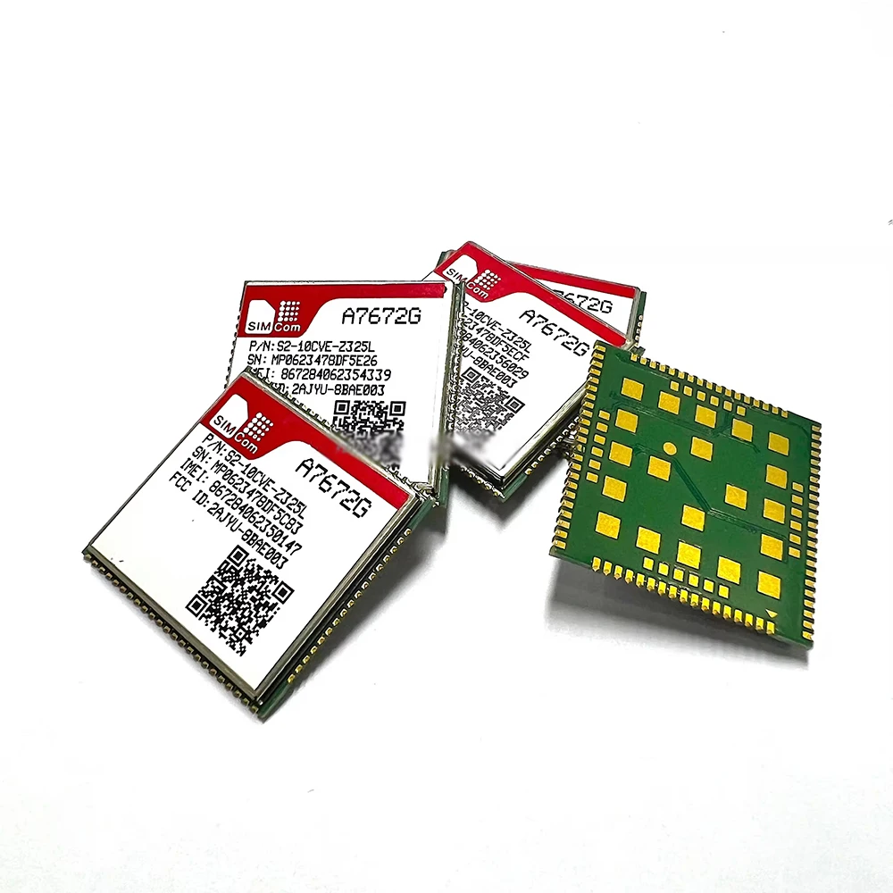 SIMCOM A7672G Global bands LTE Cat 1 module 4G+2G+Voice supports wireless communication modes of LTE-FDD/LTE-TDD/GSM/GPRS/EDGE