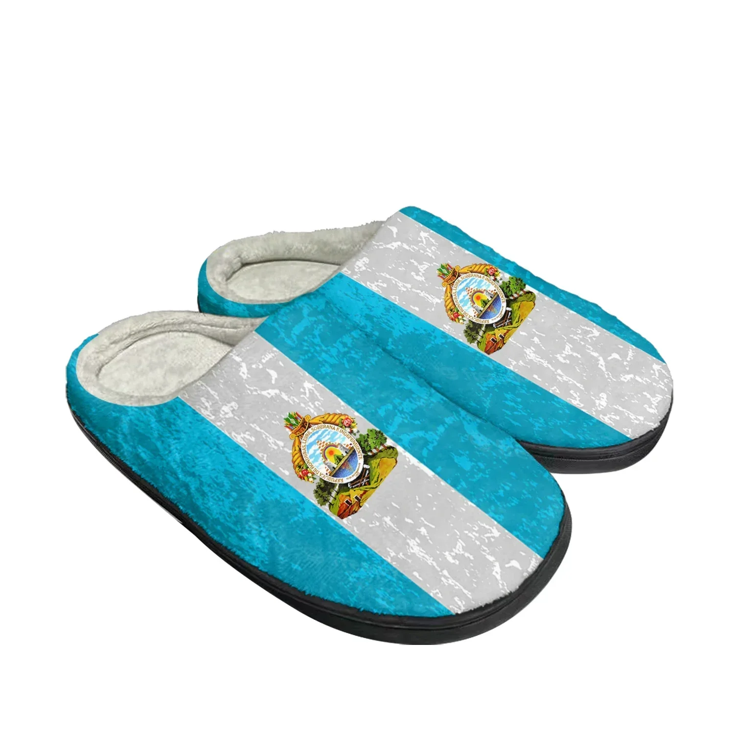 Honduran Flag Home Cotton Custom Slippers Mens Womens Sandals Honduras Plush Bedroom Funny Casual Keep Warm Shoe Thermal Slipper