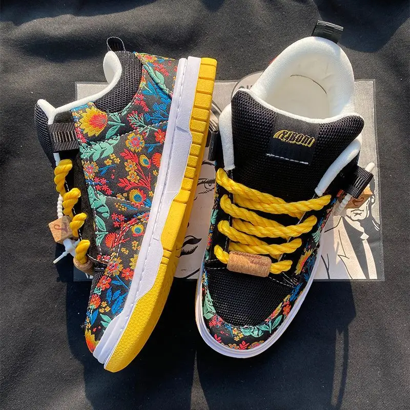 

Tenis de Hombre Обувь Уличные кроссовки Новая вулканизированная обувь на платформе Дышащая повседневная обувь Нескользящие удобные кроссовки