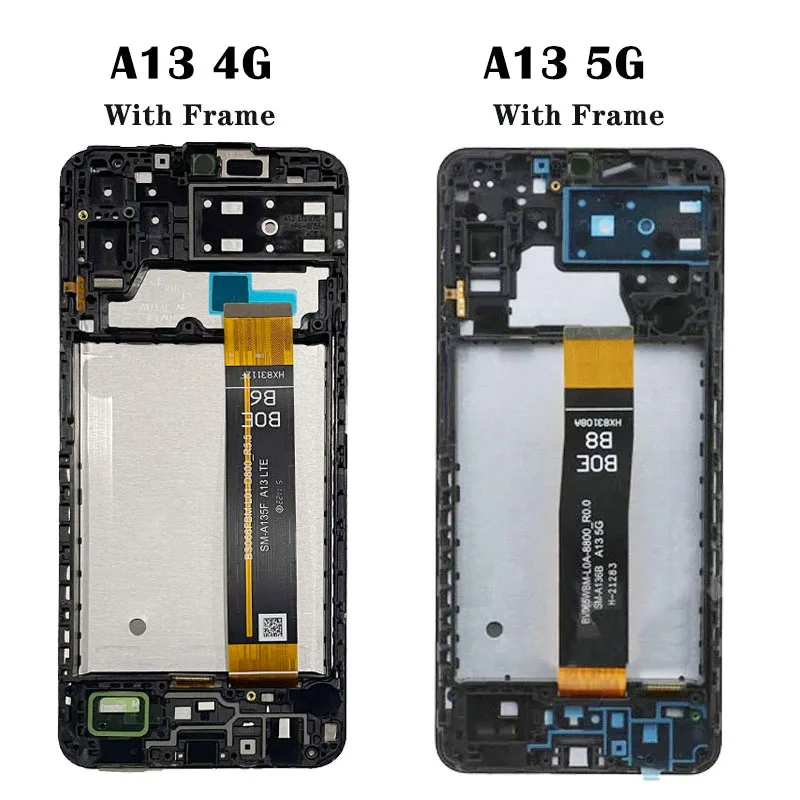 New For Samsung Galaxy A13 4G LCD A135 A135F LCD Display Touch Screen Digitizer For Samsung A13 5G LCD A136B A136U LCD